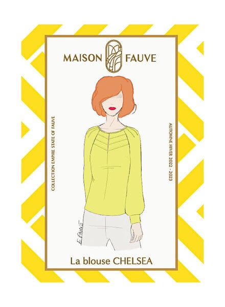 Maison Fauve La Blouse CHELSEA - naaipatroon - Engels en Franse instructies