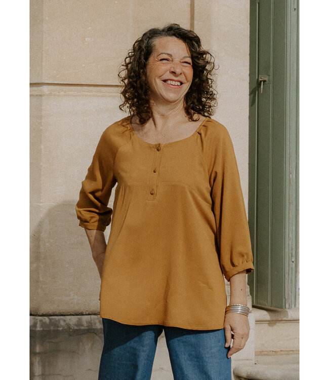 Maison Fauve La Blouse HESPERIDE - naaipatroon - Engels en Franse instructies