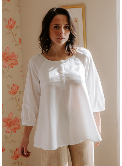 Maison Fauve La Blouse HESPERIDE - naaipatroon - Engels en Franse instructies