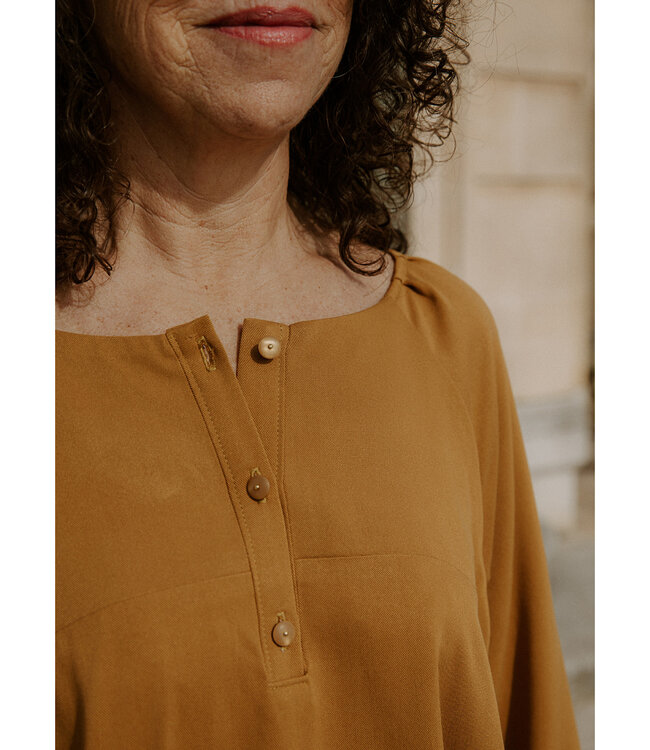 Maison Fauve La Blouse HESPERIDE - naaipatroon - Engels en Franse instructies
