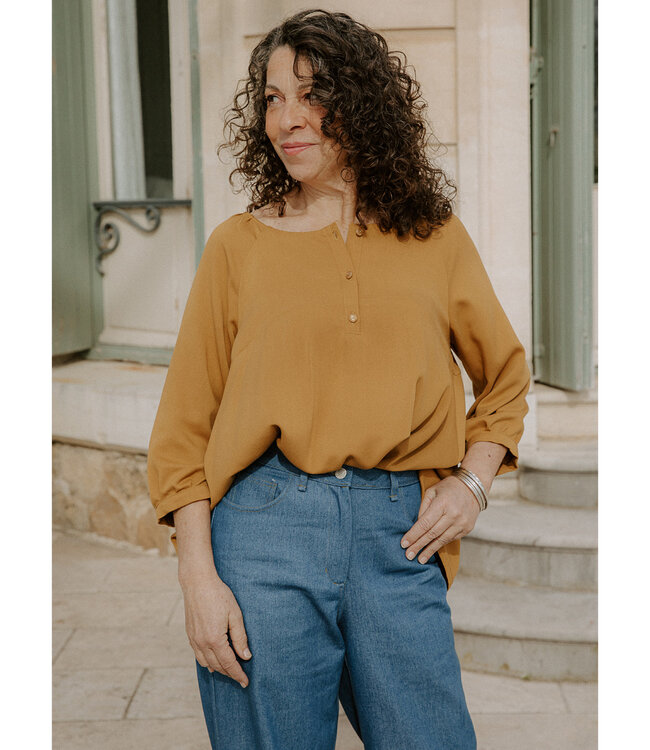 Maison Fauve La Blouse HESPERIDE - naaipatroon - Engels en Franse instructies