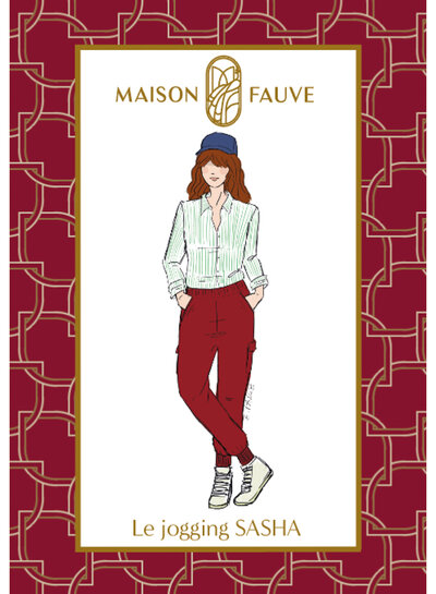 Maison Fauve The Sasha Jogging Pattern - sewing pattern - English and French instructions