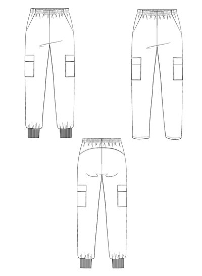 Maison Fauve The Sasha Jogging Pattern - sewing pattern - English and French instructions