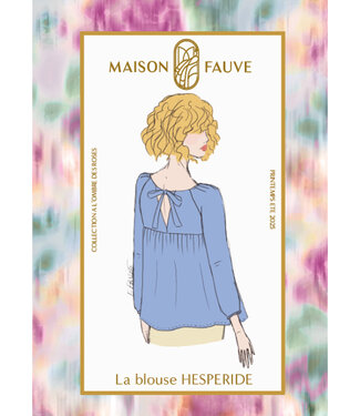 Maison Fauve The Hesperide Blouse - sewing pattern - English and French instructions