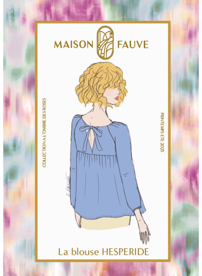 Maison Fauve La Blouse HESPERIDE - naaipatroon - Engels en Franse instructies
