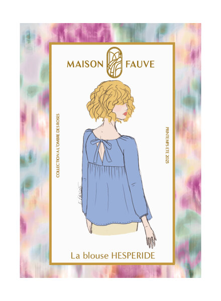 Maison Fauve The Hesperide Blouse - sewing pattern - English and French instructions