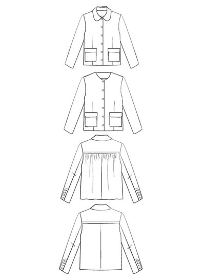 Maison Fauve The CALYPSO palette - sewing pattern - English and French instructions
