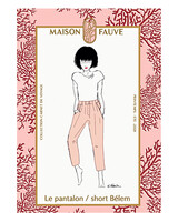 Maison Fauve Le Pantalon / Short BELEM - naaipatroon - Engels en Franse instructies