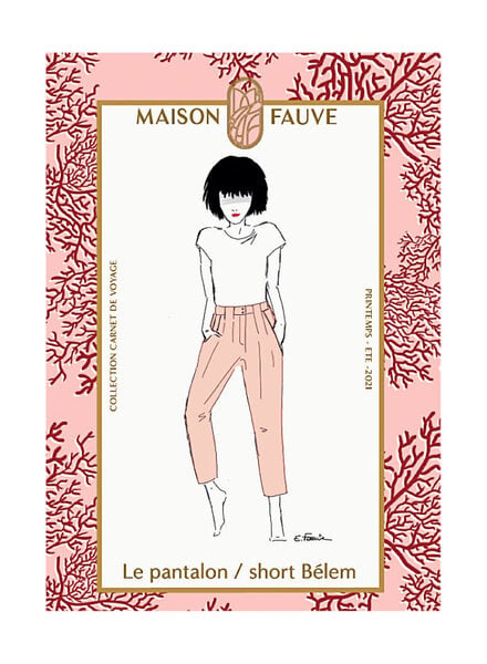Maison Fauve Le Pantalon / Short BELEM - naaipatroon - Engels en Franse instructies