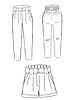 Maison Fauve Le Pantalon / Short BELEM - naaipatroon - Engels en Franse instructies