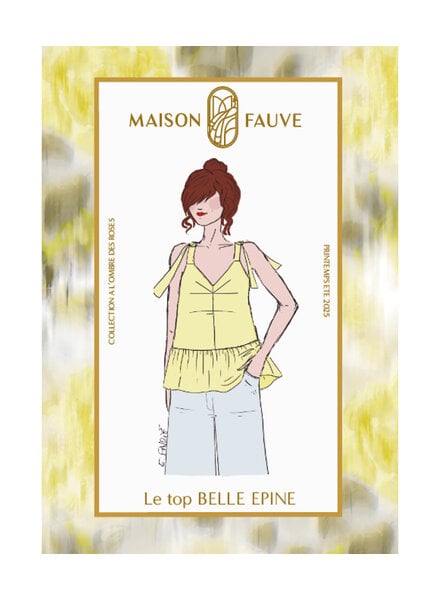 Maison Fauve Le Top BELLE EPINE - naaipatroon - Engels en Franse instructies