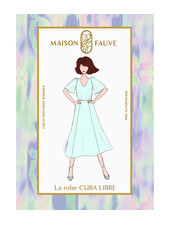 Maison Fauve La Robe CUBA LIBRE - naaipatroon - Engels en Franse instructies