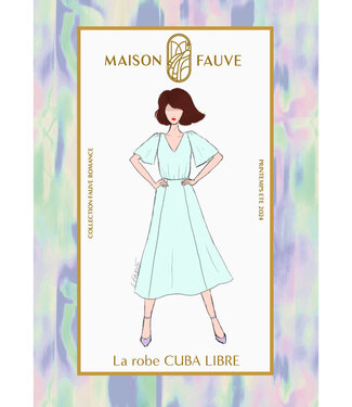 Maison Fauve The Cuba Libre Dress - sewing pattern - English and French instructions