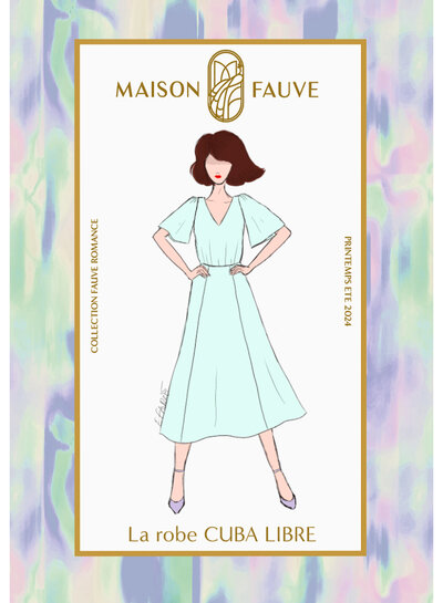 Maison Fauve The Cuba Libre Dress - sewing pattern - English and French instructions