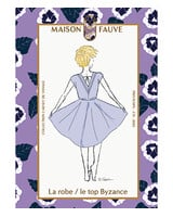 Maison Fauve La Robe / Le Top Byzance - papieren patroon - Engelse en Franse instructies