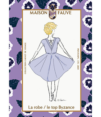 Maison Fauve La Robe / Le Top Byzance - papieren patroon - Engelse en Franse instructies