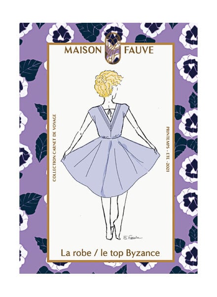 Maison Fauve La Robe / Le Top Byzance - papieren patroon - Engelse en Franse instructies
