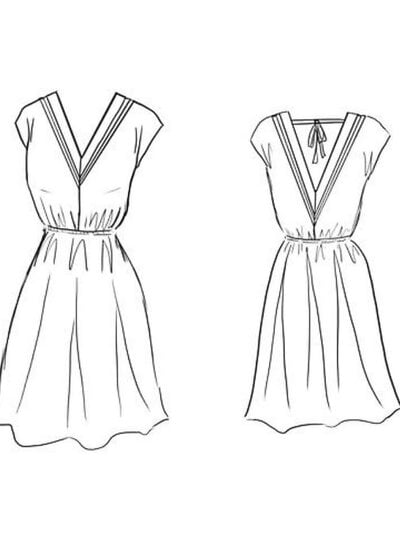 Maison Fauve La Robe / Le Top Byzance - paper pattern - English and French instructions