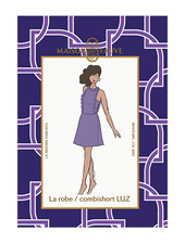Maison Fauve La Robe Combishort LUZ - sewing pattern - English and French instructions