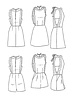 Maison Fauve La Robe Combishort LUZ - sewing pattern - English and French instructions