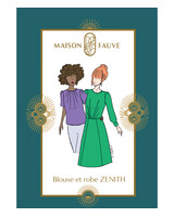 Maison Fauve La Blouse et Robe ZENITH - naaipatroon - Engels en Franse instructies