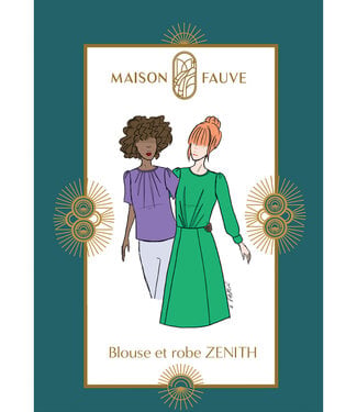 Maison Fauve The ZENITH Blouse and Robe - sewing pattern - English and French instructions