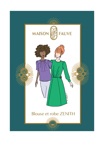 Maison Fauve La Blouse et Robe ZENITH - naaipatroon - Engels en Franse instructies