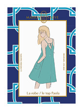 Maison Fauve La Robe / Le Top PAOLA - naaipatroon - Engels en Franse instructies