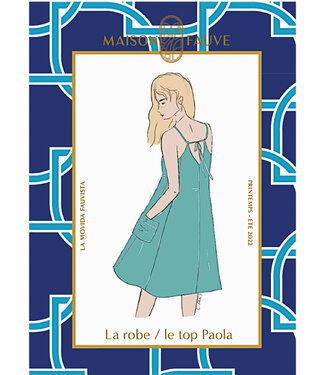 Maison Fauve La Robe / Le Top PAOLA - naaipatroon - Engels en Franse instructies