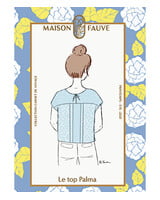 Maison Fauve Le TOP PALMA - papieren patroon - Engelse en Franse instructies