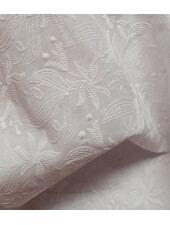 white broderie leaves