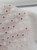 white embroidery balls
