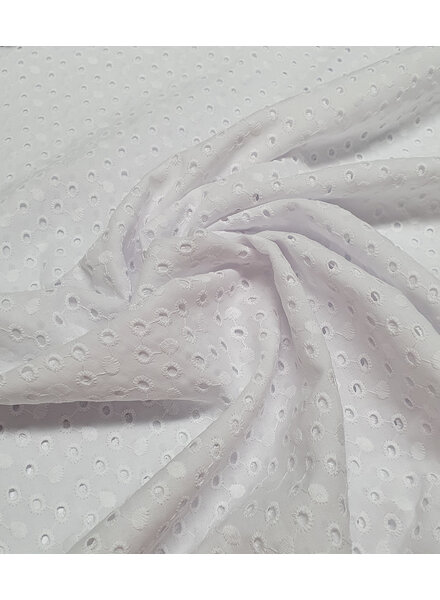 white embroidery balls