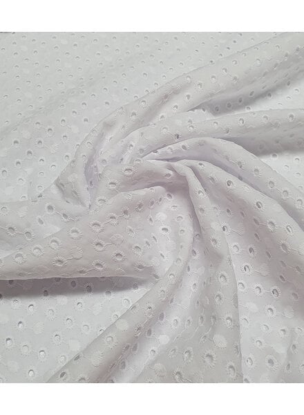 wit broderie bolletjes
