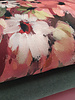 bordeaux blurred flowers - french terry