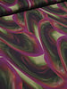 M. big wave leaves khaki - Ecovero viscose twill