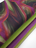 M. big wave leaves khaki - Ecovero viscose twill