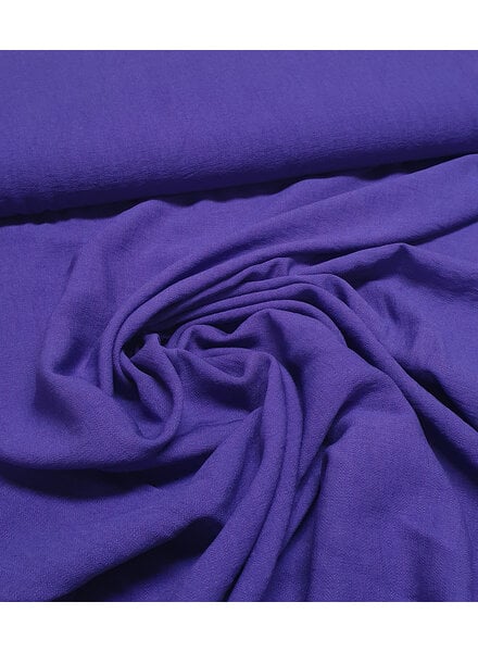 A la Ville dark purple - beautifully woven linen-look rayon