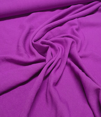 A la Ville electric purple - beautifully woven linen-look rayon