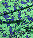 Swafing blauw/groen bloemen - katoen