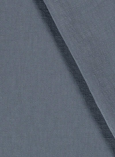 greyish blue stonewashed linen