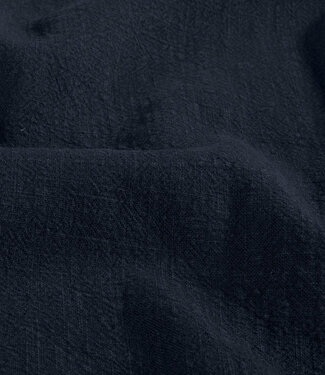 Madeline navy blue stonewashed linen