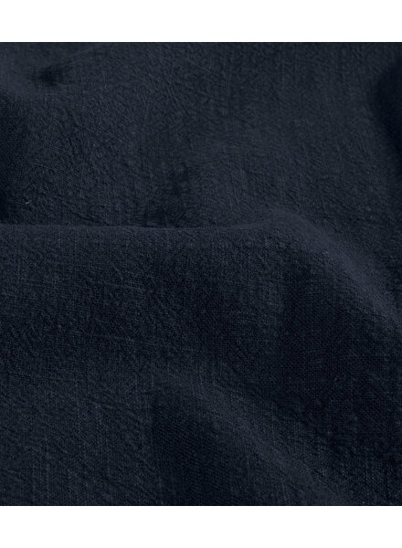 Madeline navy blue stonewashed linen
