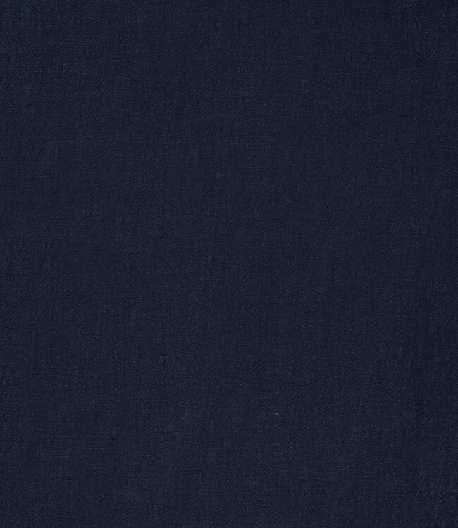 marineblauw stonewashed linnen