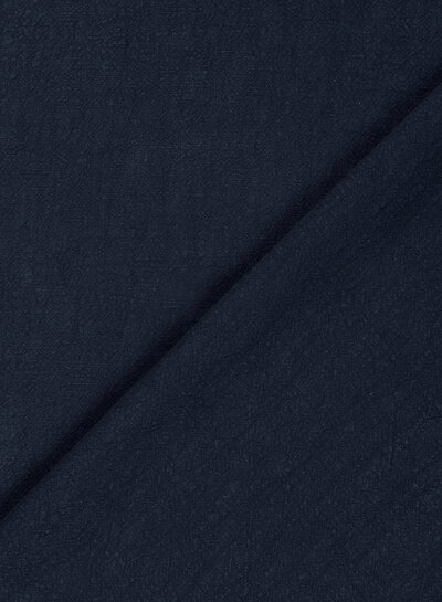 Madeline navy blue stonewashed linen