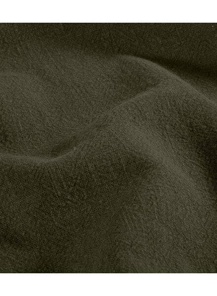 khaki stonewashed linen