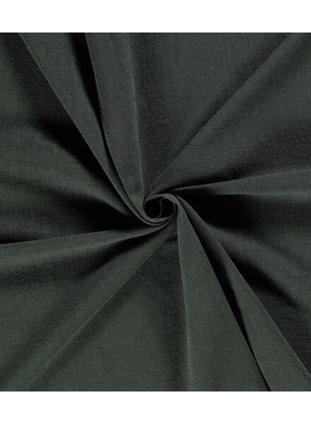 donkergroen stonewashed linnen