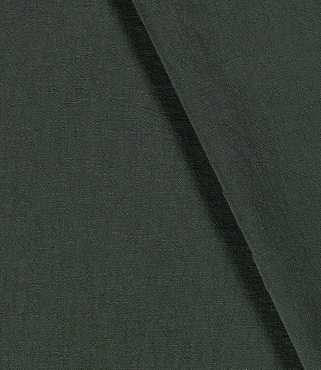 donkergroen stonewashed linnen