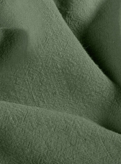 pear-green stonewashed linen