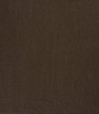 Dark brown - stonewashed linen